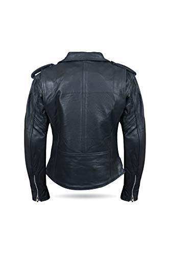 Blouson moto perfecto femme en cuir Homologué