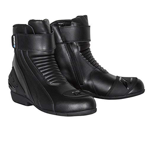 Bottes moto femme cuir noir basses, étanches bon rapport qualité prix