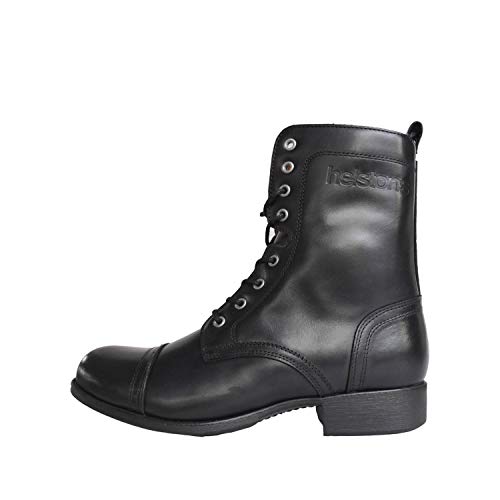 Bottes moto femme Helston basses à lacets en cuir classiques et élégantes