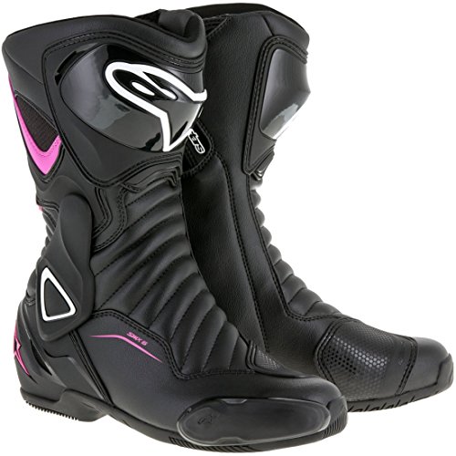 Bottes moto femmes en microfibre noires Stella Alpinestars