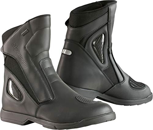 Bottes moto femme Carbone Full Grain cuir en tissu Cordura Stylmartin