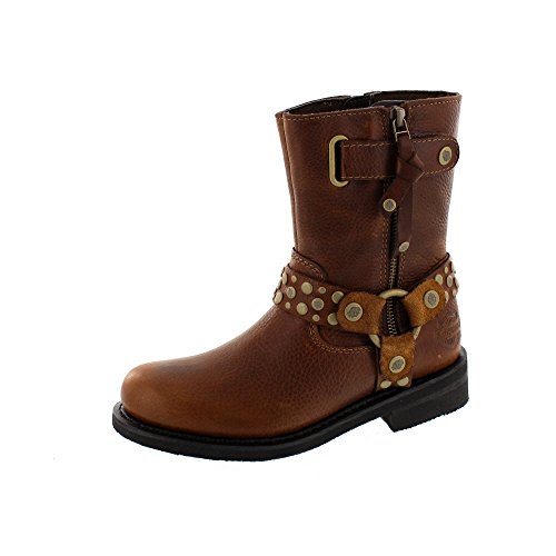 Bottines country en cuir camel pour femme Harley Davidson