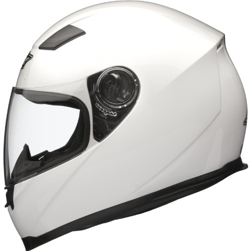 Casque motarde femme blanc Gloss avec visière intégrée