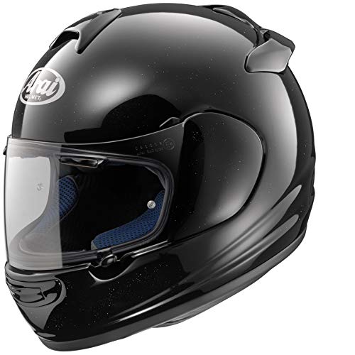 le casque moto noir uni Arai pour moto, femme