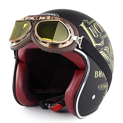 casque moto ouvert femme Soman