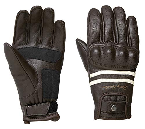 Gants moto femme cuir marron Harley Davidson