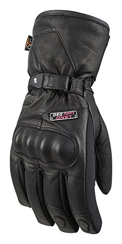 Gants moto femme longs avec manchette