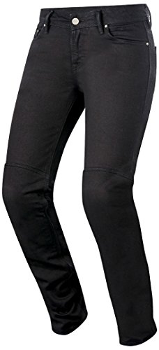 Jean noir droit pour femme spécial moto de Alpinestars