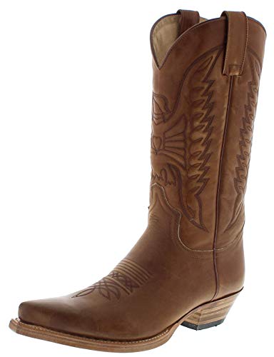 Bottes Cowboy femme Sendra en Cuir bout rond