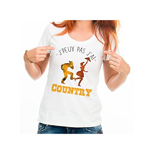Tee-shirt femme humour J'ai Country