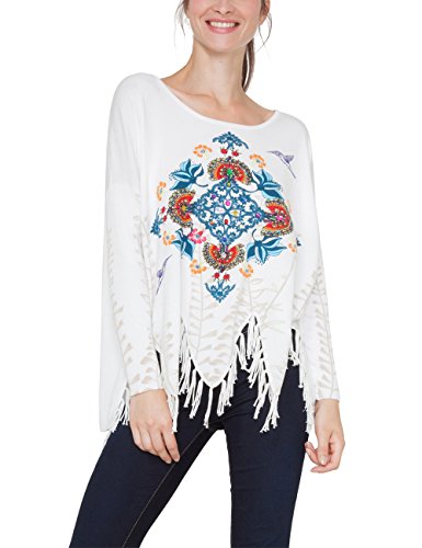 Tee-shirt frangé Desigual pour femme