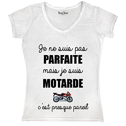 Tee-shirt moto femme motarde Look motarde citadine